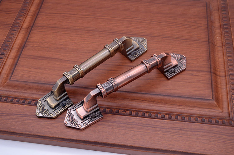 大门拉手简约移门明装大门拉手双开木门大拉手免打孔拉手防古铜橱柜门