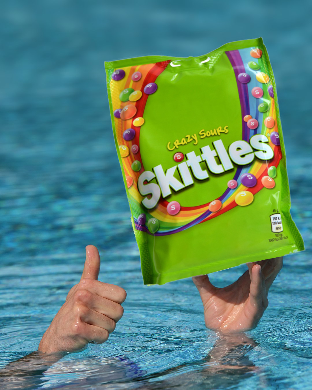 荷兰进口skittles酸爽糖酸酸水果味糖豆酸爽糖果儿童零食