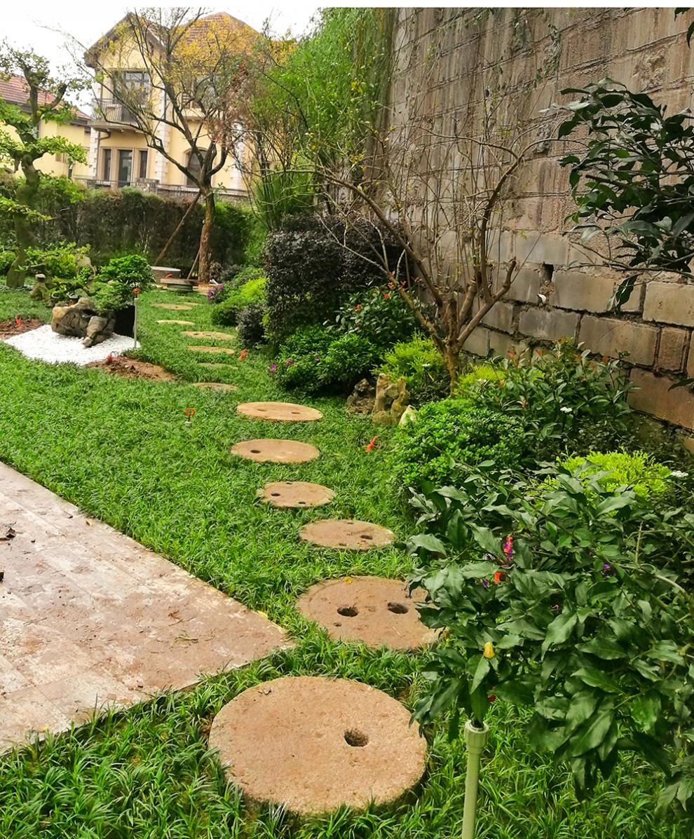 民间旧石器石雕老石磨老旧石磨盘磨片扇花岗岩踏石汀步石老货 运费