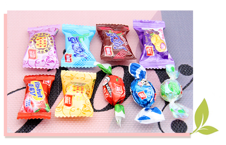 雅客5斤什锦糖混合口味水果硬糖混搭婚礼结婚喜糖果散装批发零食 散装