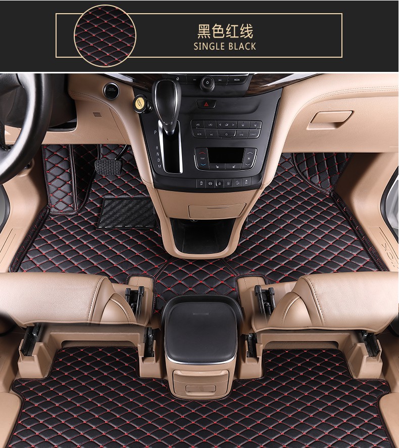 适用于合信源 别克gl8脚垫7座全包围2018款商务车25s 28t es陆尊经典