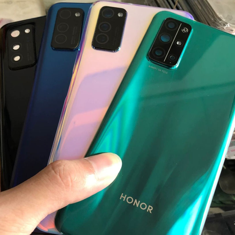 适用荣耀30手机后盖30pro玻璃后屏v30原厂后壳v30pro原装后盖30s背屏