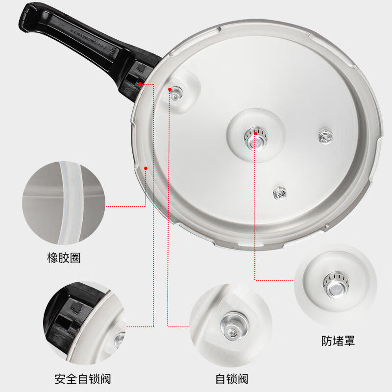 红双喜高压锅盖结构图图片