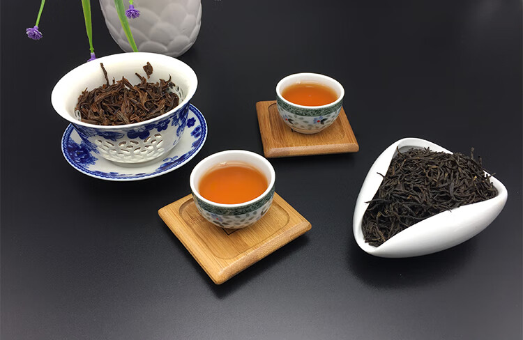 韶关茗茶曲江罗坑红茶型高山野生古树红茶手工浓香型罐装礼盒装