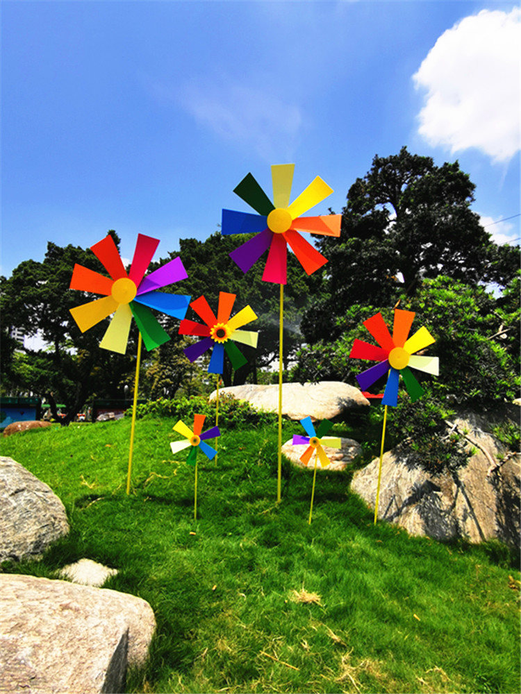 装饰大风车 景观广告多彩荷兰风车新楼盘开售大堂摆放高品装饰户外