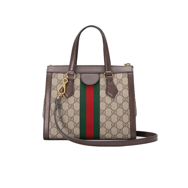 gucci古驰 女包 ophidia系列小号托特包手提包斜挎包 单肩包 礼物