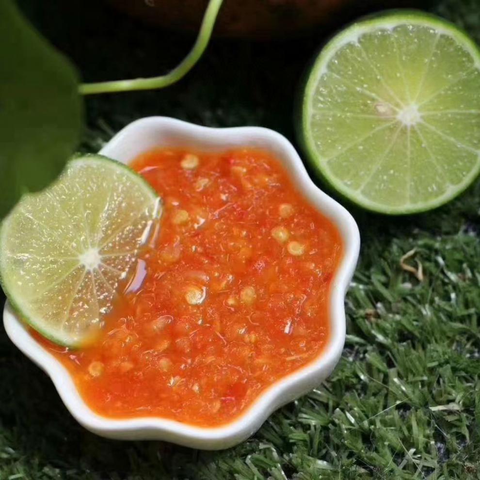 柠檬蘸水傣味泰式酸辣酱喃咪辣椒沾水云南省西双版纳特产350g 一瓶