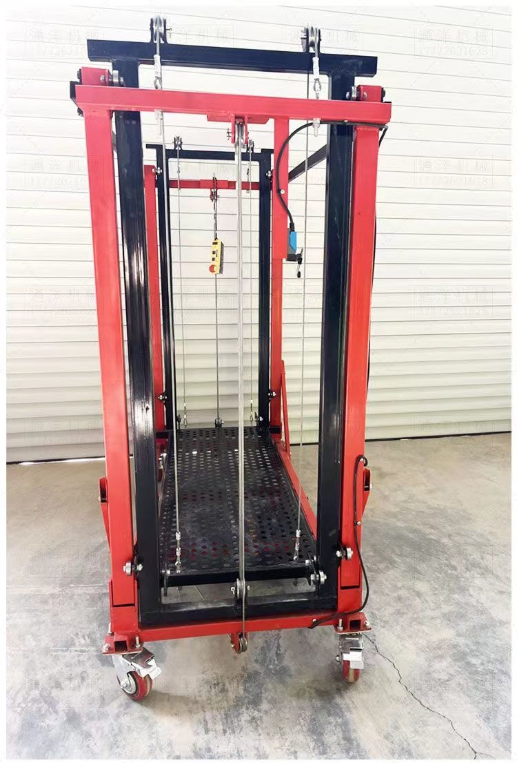 龙之情全自动脚手架电动升降脚手架移动可折叠脚手架遥控室内起降提升