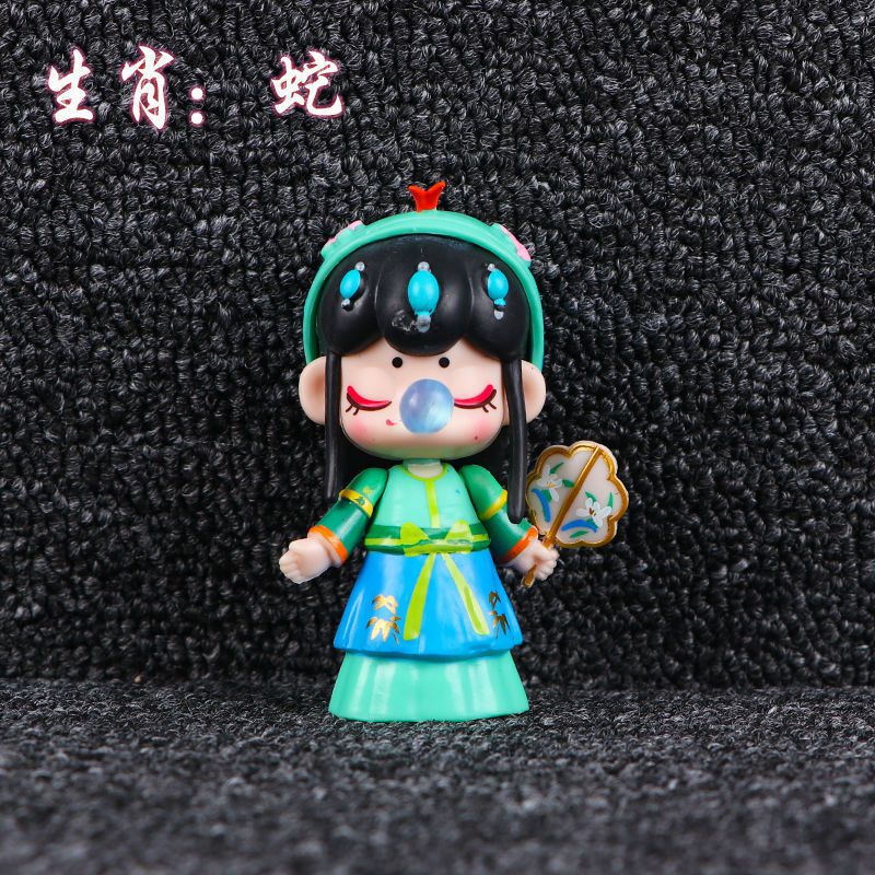 全套十二生肖盲盒竞速会12生肖娃娃摆件女生公仔生日礼物随机1个带