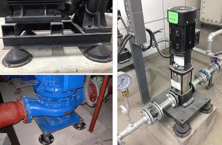 橡胶减震器jgf型风机水泵柴油机减震垫机床jgd橡胶减震垫 jgf1方型19