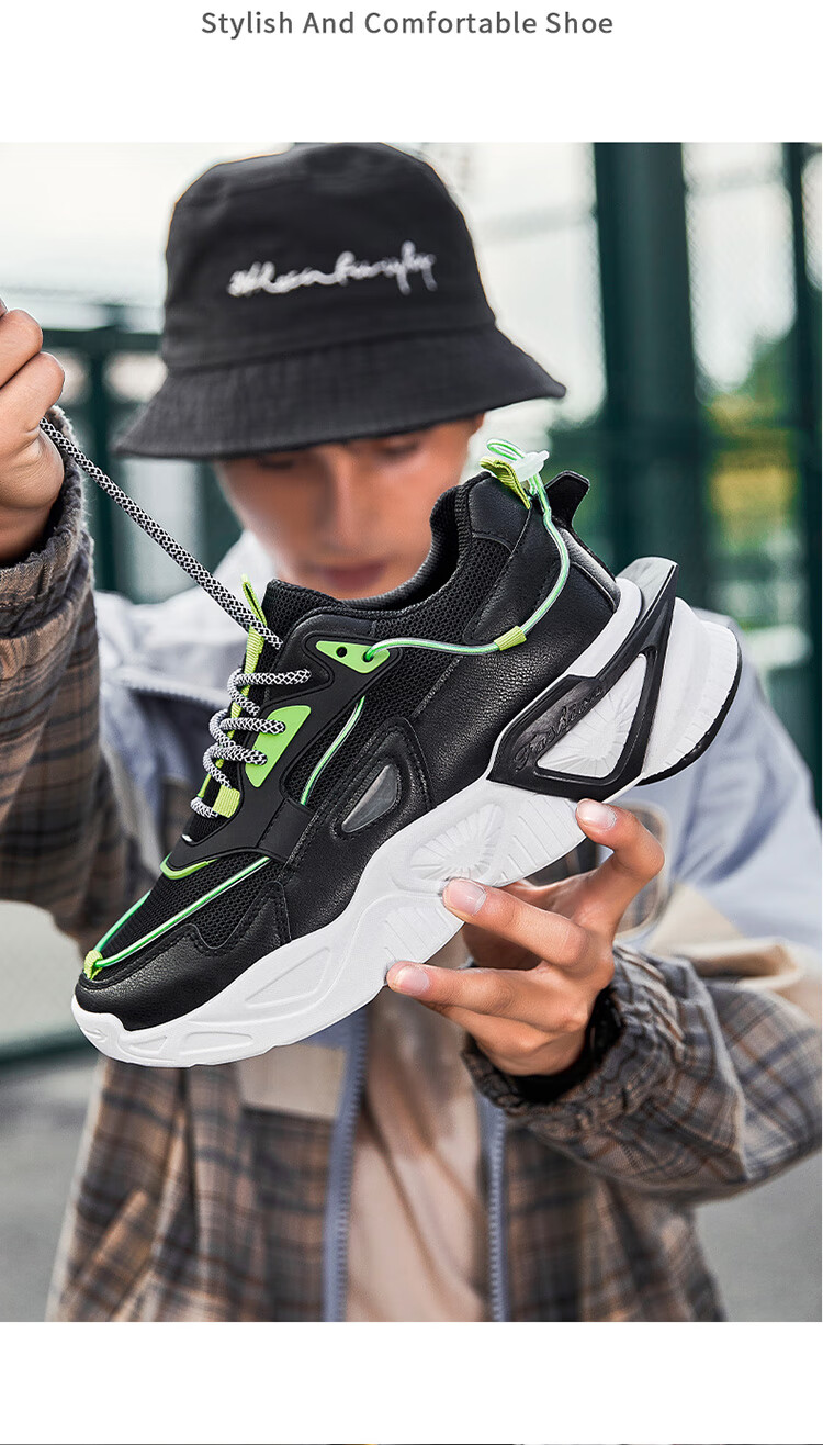 鞋子男aj空军一号运动鞋夏季老爹鞋男生韩版潮流百搭中学生帅气鞋男