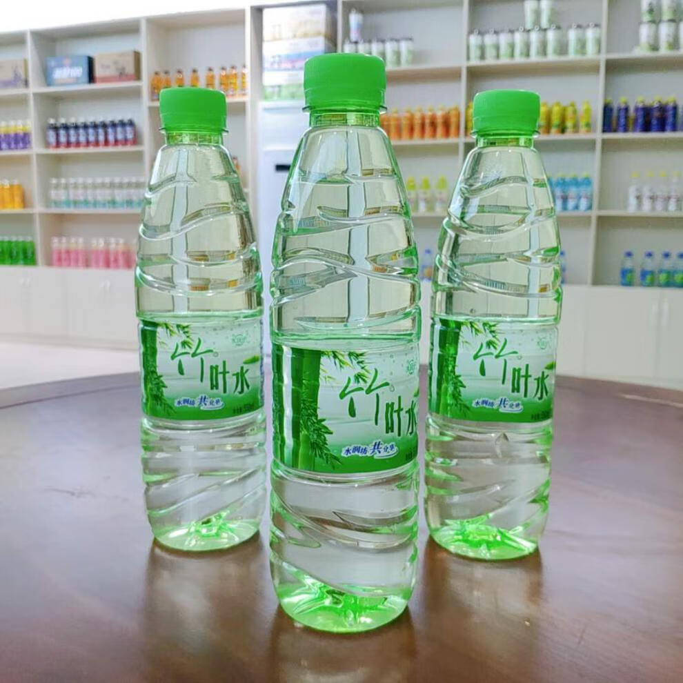 竹叶水550ml*24瓶水润坊竹叶清凉水夏日饮品矿泉水饮料整箱 竹叶水400