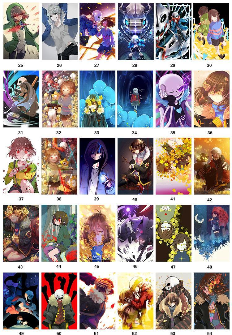 传说之下卡片 卡贴undertalesans骨兄弟frisk公交卡饭卡片防水贴纸