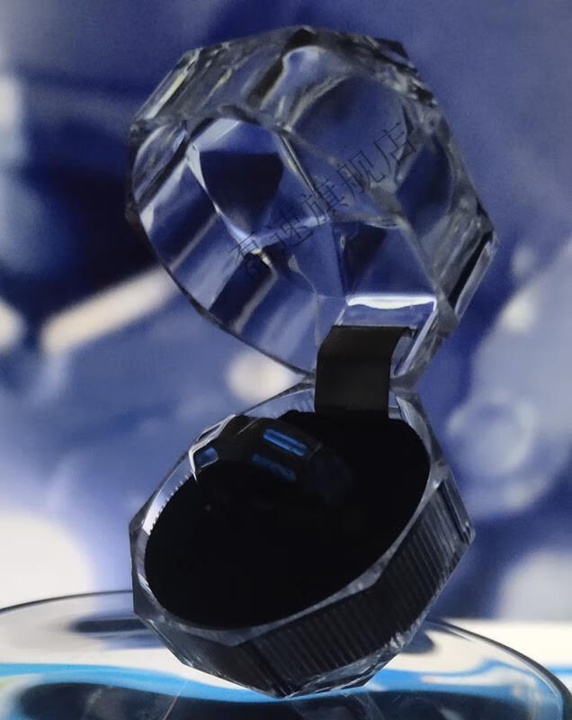 氚气管戒指氚管氚灯发光25年防身戒指指环氚气发光edc多镀金发光颜色