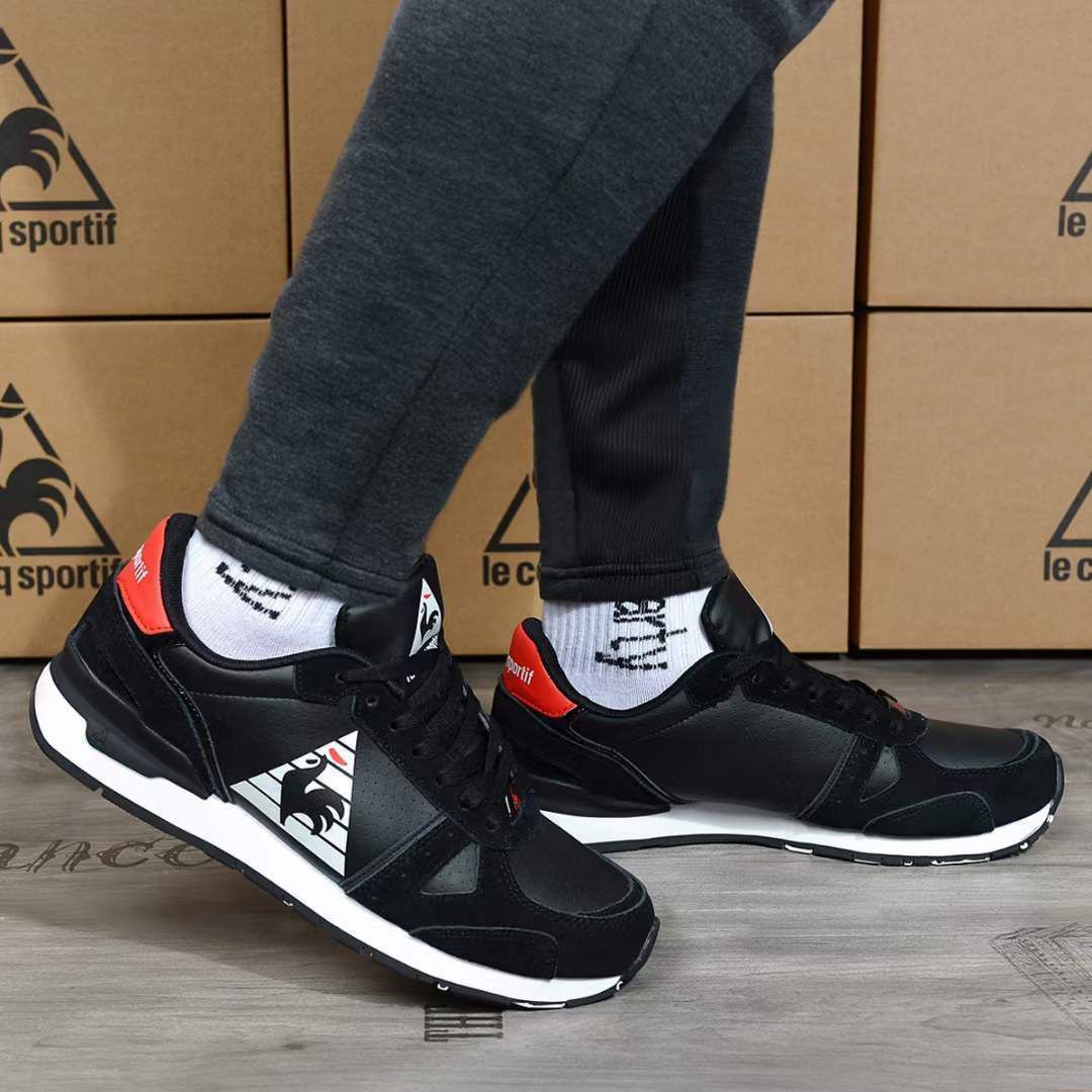 纯原男鞋运动鞋秋天鞋子 学生版休闲跑步鞋轻便小白鞋 纯原鞋-黑色 40