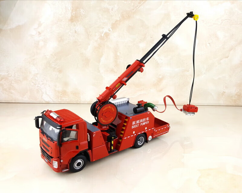 原厂徐工消防车仿真模型高空作业车奔驰底盘徐工dg100登高平台消防车