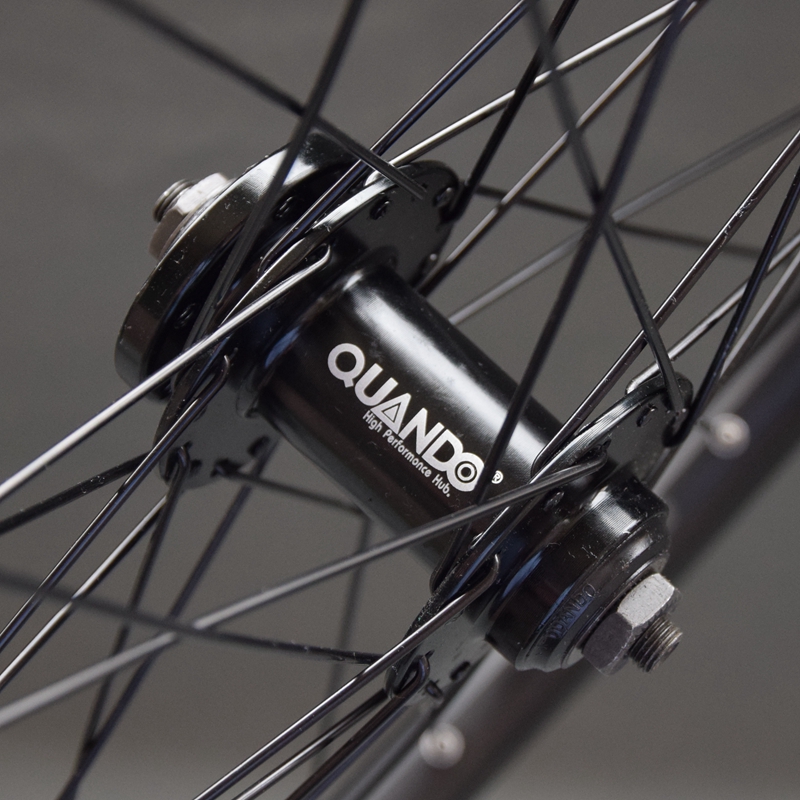 自编轮组自编昆腾花鼓dp20车圈自行车轮组8910速山地车轮组26寸26寸黑