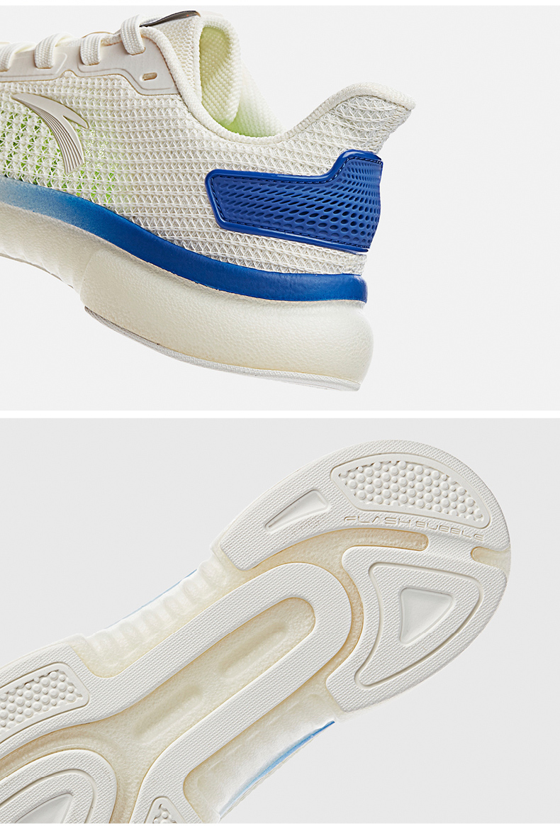 安踏bubble泡泡跑鞋男鞋2020秋季新款回弹缓震跑步鞋轻便运动鞋子 黑