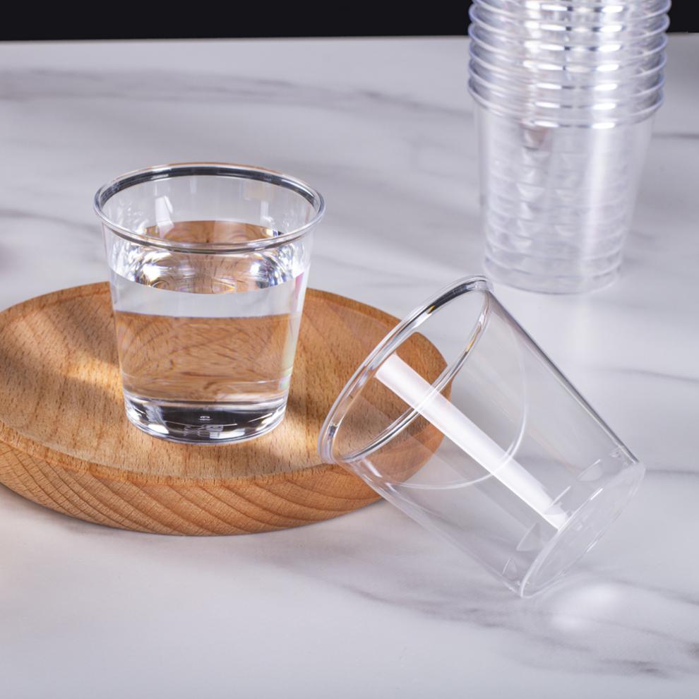 30ml试饮杯加厚硬塑料杯子60ml家用功夫茶杯一次性ps材质航空杯 60ml