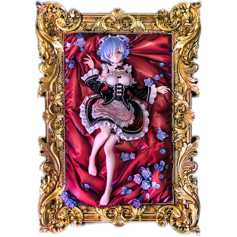 七夕优选从零开始相框蕾姆gk可爱动漫二次元系列脱模型机箱摆件 相框
