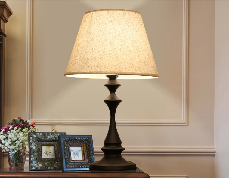 台灯罩卧室床头壁灯罩大气酒店宾馆落地灯罩布艺亚麻pvc仿羊皮罩 米