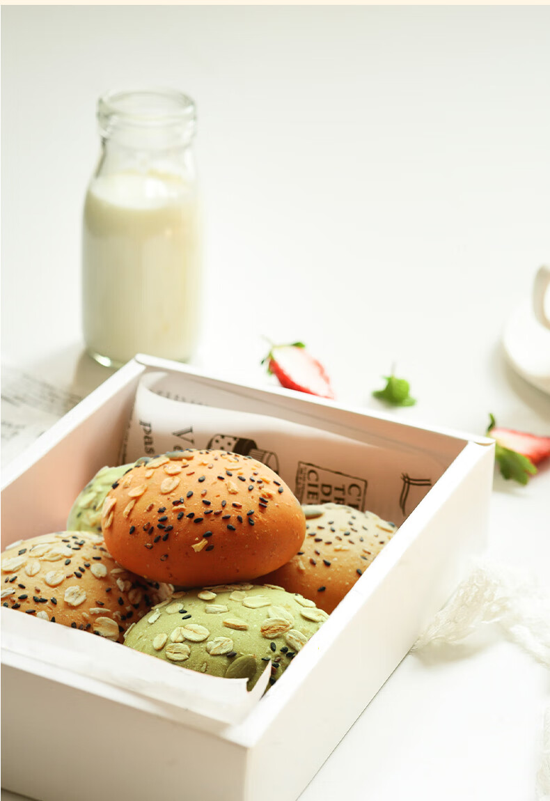 软欧代餐包300g盒约10小包混合味