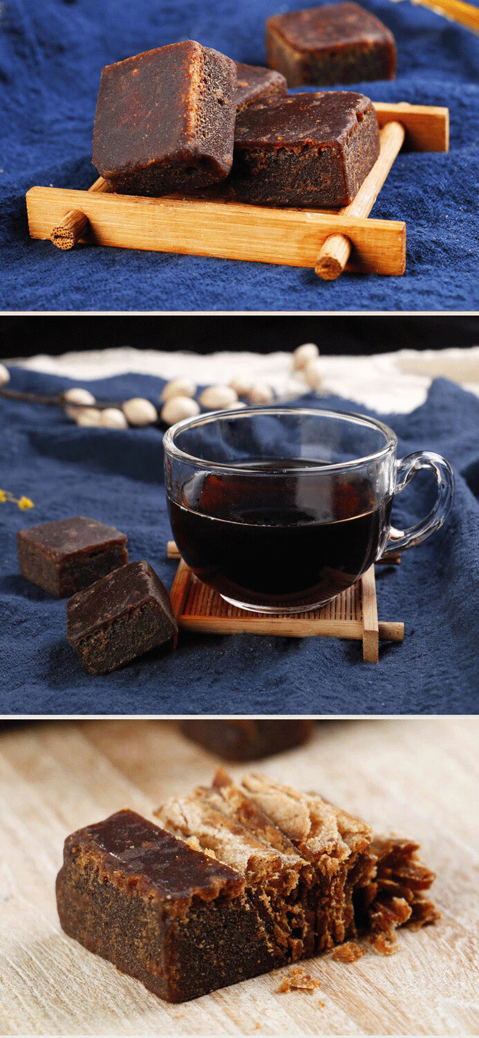 黑糖20斤原味黑糖块纯正手工纯甘蔗土红糖整箱批发1500g 1箱20斤净重