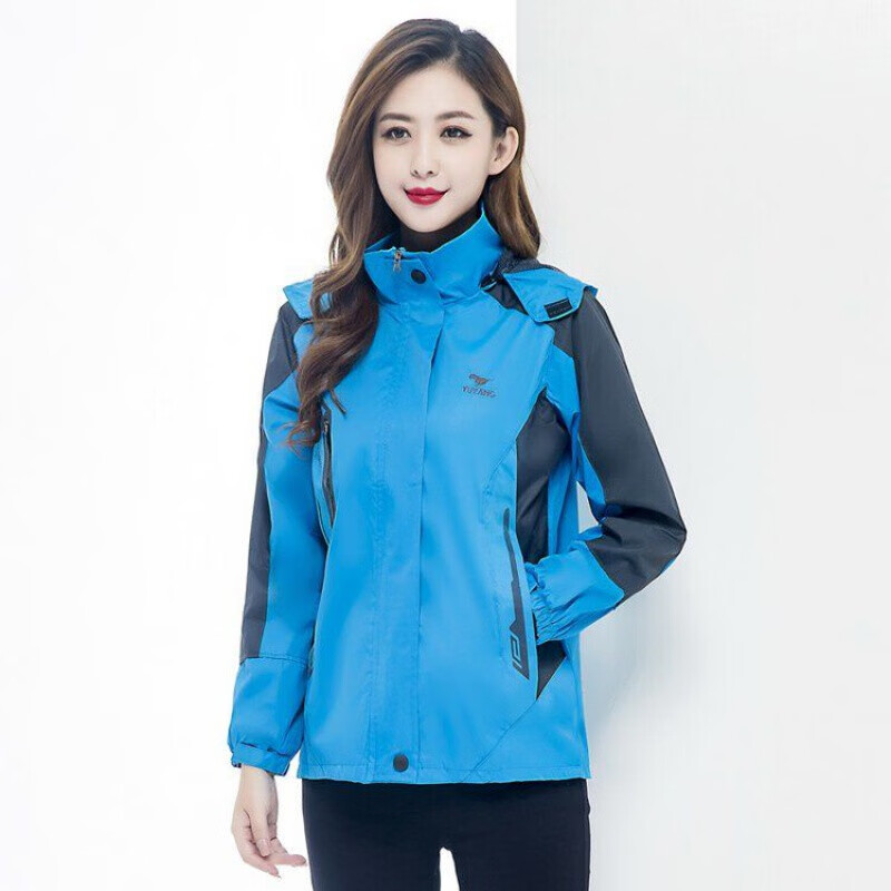 冲锋衣女高品质冲量春秋妈妈装户外服冲锋衣休闲运动外套夹克中老年