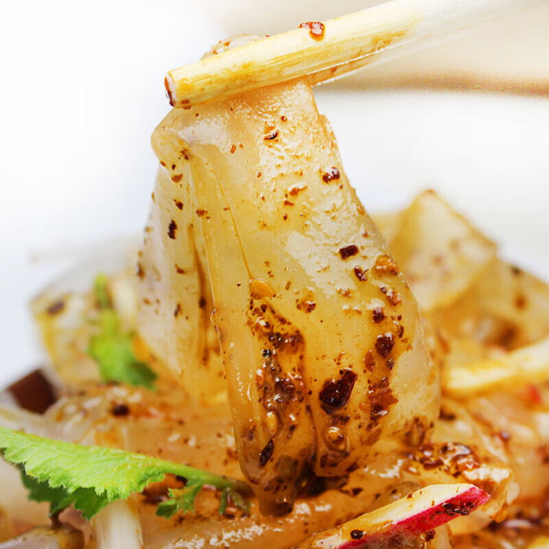 东北大拉皮凉拌即食水晶大拉皮粉凉皮儿250克10袋装