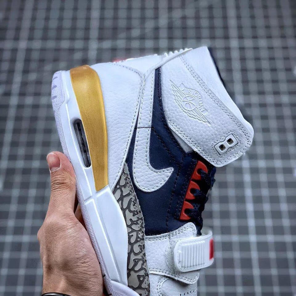 air 312 aj312 美国队 白蓝爆裂 男女运动休闲百搭防滑篮球鞋 美国