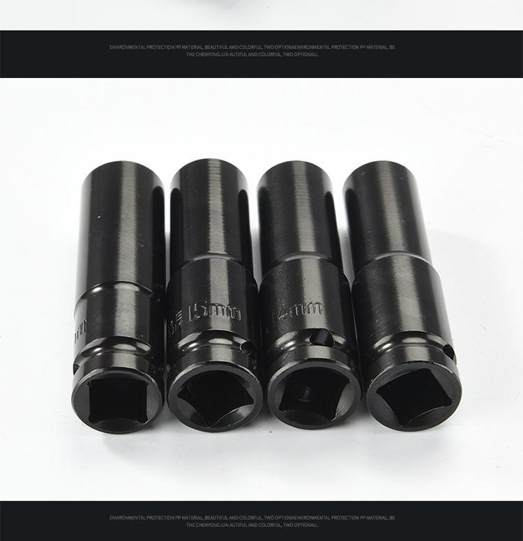 电动板手六角套筒转换头加长型60电动板子空心套简套管头78mm 32*78mm