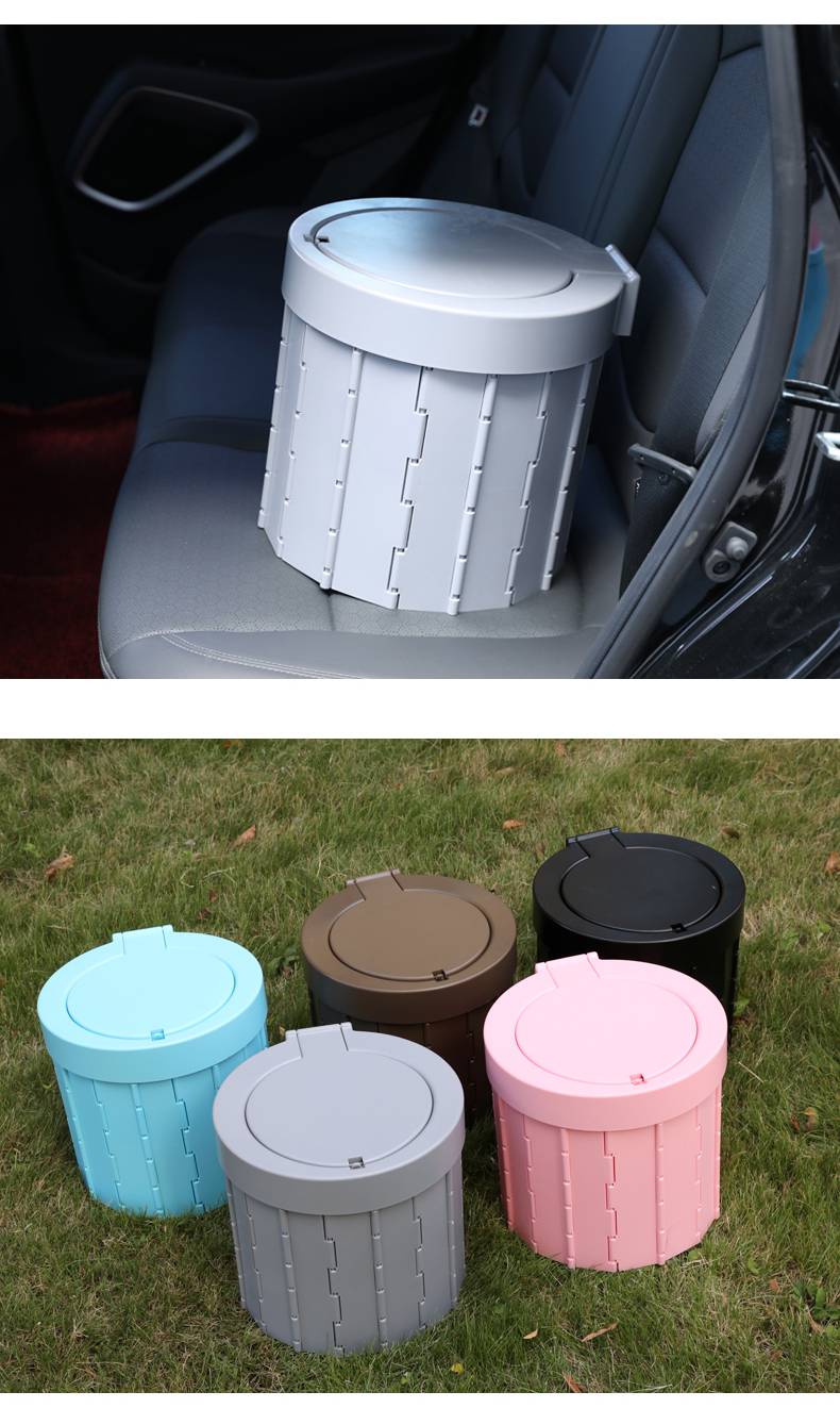 户外折叠马桶便携式折叠马桶带盖防臭移动车载户外成人旅行家用应急可