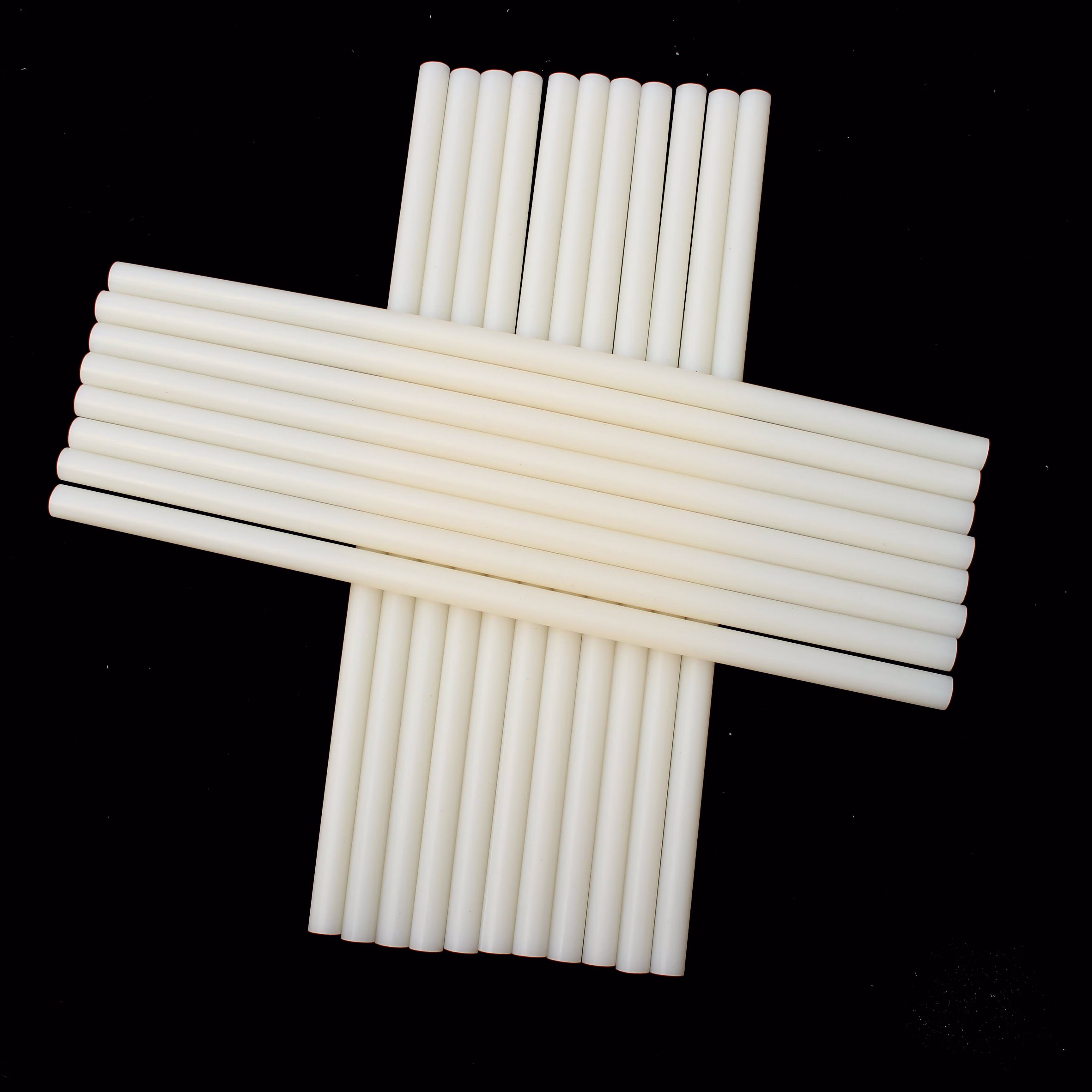 耐高温160度热熔胶棒11mm高粘强力乳白色热熔胶条特耐高温160度整箱