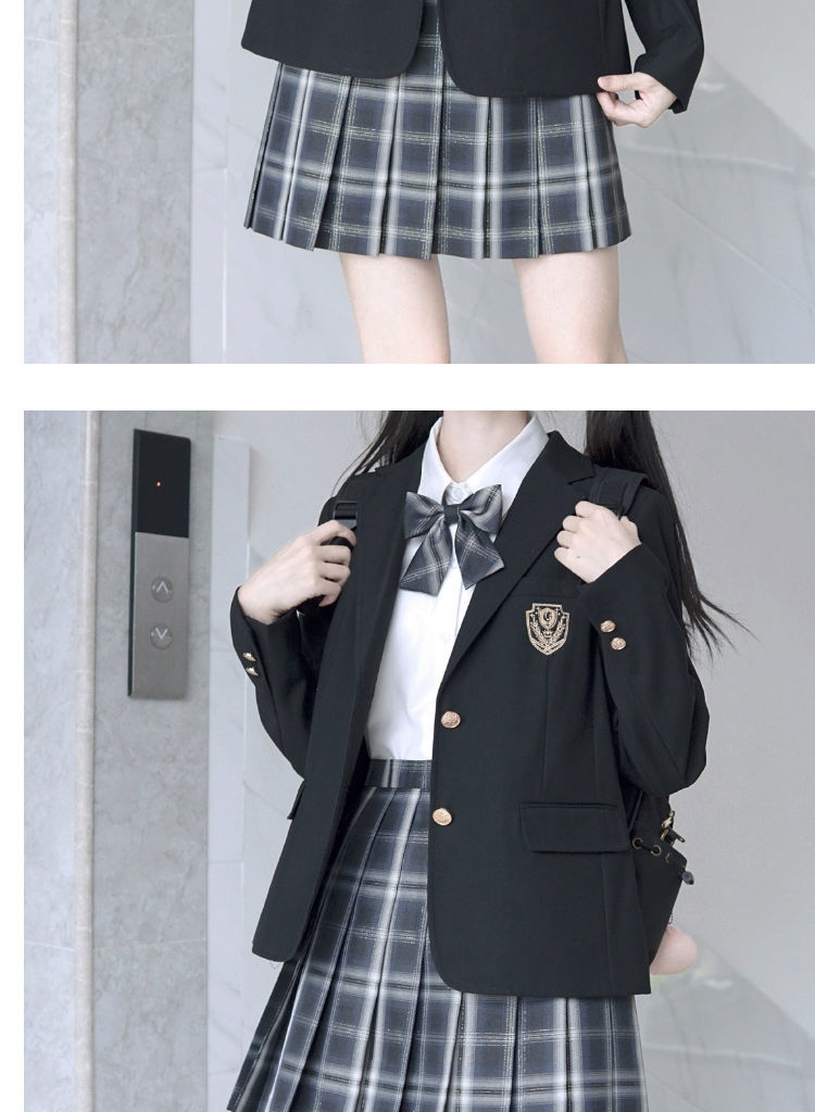 jk制服正品咕妞原创高校jk制服西装正版校供学生服外套秋季学院风日系