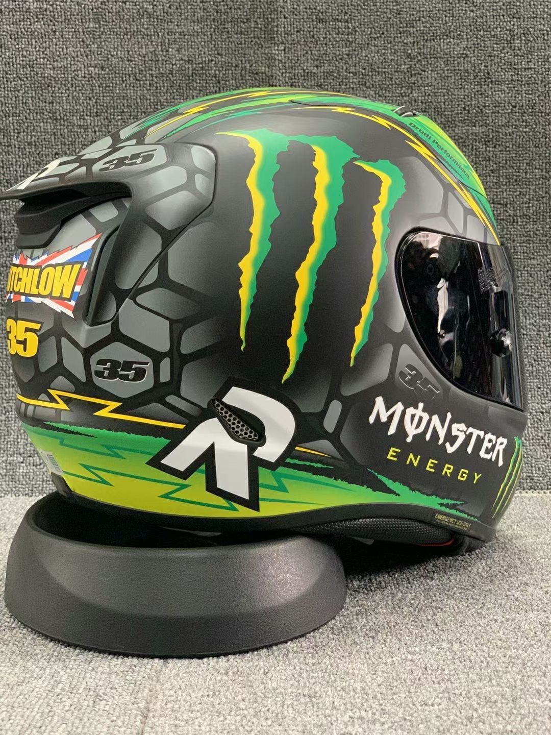 适用于毒液小丑蝙蝠侠醒狮魔爪摩托车头盔全盔毒液国产毒液二代m5255