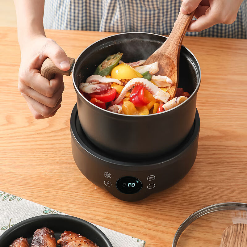 功能电煮锅分体分离式宿舍学生锅煮面小型小电锅家用迷你1人2多用途锅