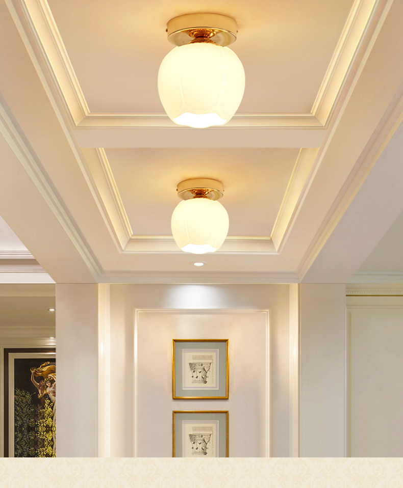 曦特莱轻奢品牌简约过道灯走廊灯入户玄关灯阳台灯门厅灯吸顶灯现代