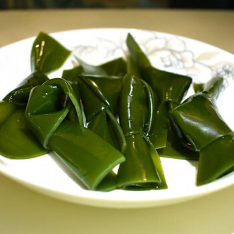 特级裙带菜海芽菜海白菜盐渍海藻海媚芽菜菜芽 盐渍裙带菜芽4斤【图片