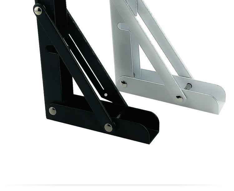 不锈钢折叠三角支架托架墙上三角架承重墙壁置物架折叠桌隔板支架普通