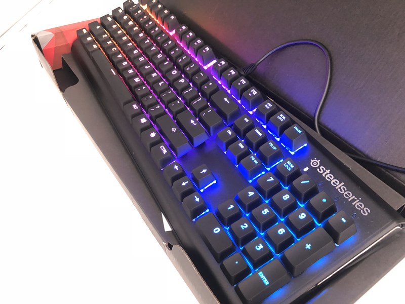 官方良品赛睿apex pro tkl/m500电竞电脑游戏吃鸡可调节机械键盘 盒装