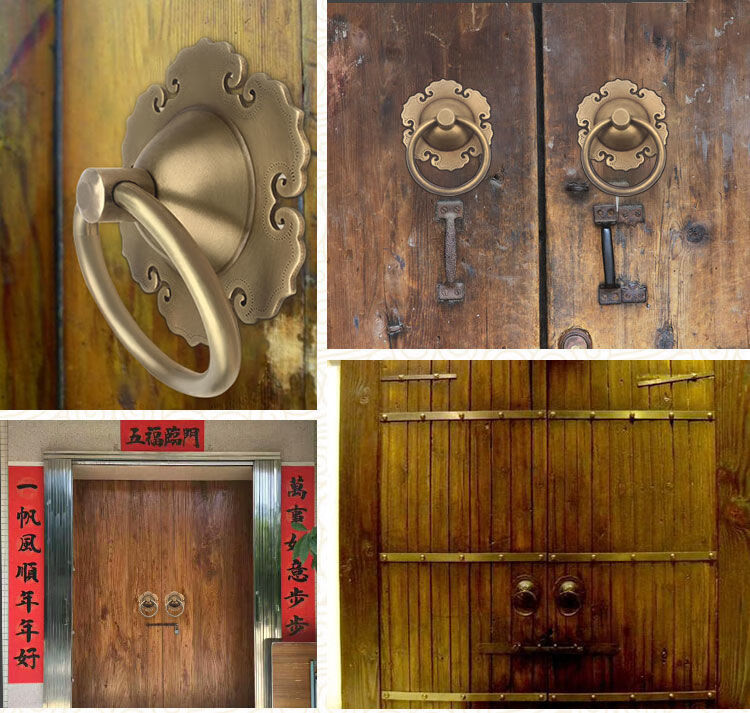 门环老式门老铜门扣仿古门环大门拉手古铜铜门环纯