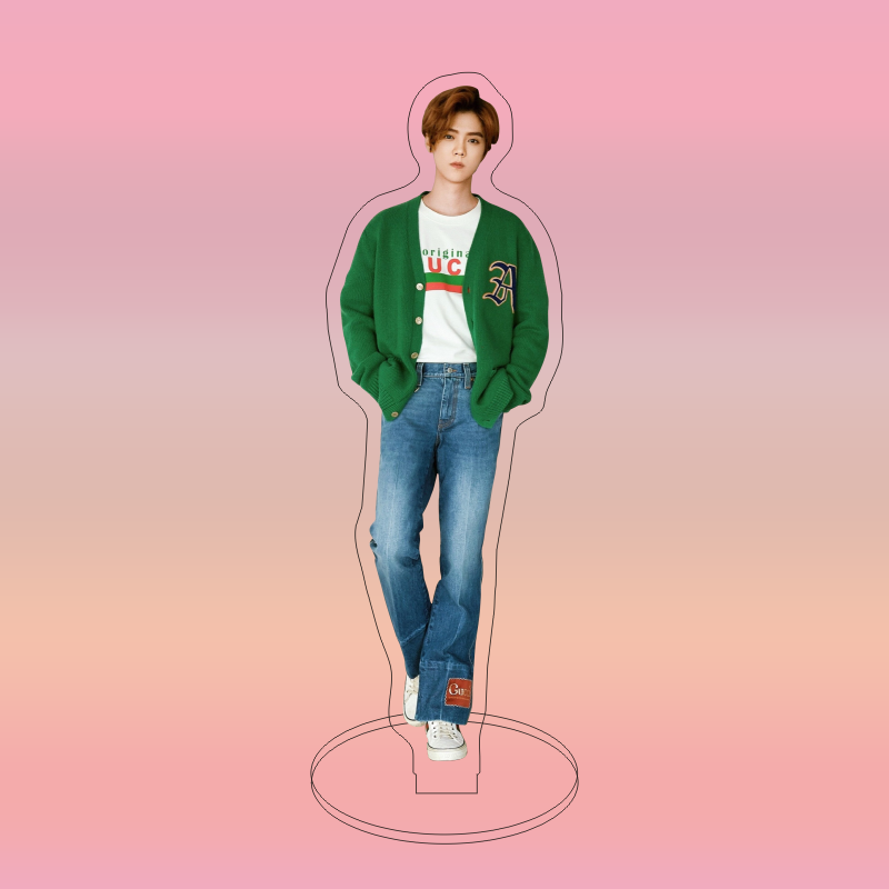 鹿晗周边立牌鹿晗双面透明亚克力人形立牌摆台摆件应援周边礼品可4买2