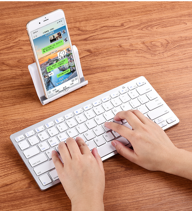 【苹果专用】iphone外接键盘ios外设苹果手机键盘鼠标套装一体无线