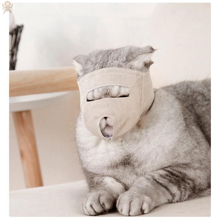 不让猫叫的神器 防猫叫扰民神器猫嘴套防叫猫咪防叫神器不让猫叫的