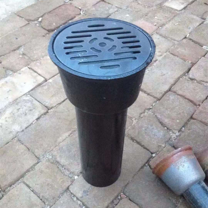 雨水斗直排喇叭口落水斗天台铸铁地漏dn100虹吸式雨水斗 80防爆地漏