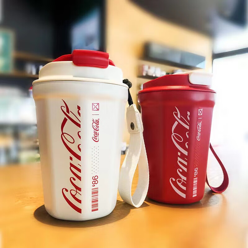 可乐水杯germ可口可乐保温咖啡杯女生高颜值精致男士不锈钢随行水杯子