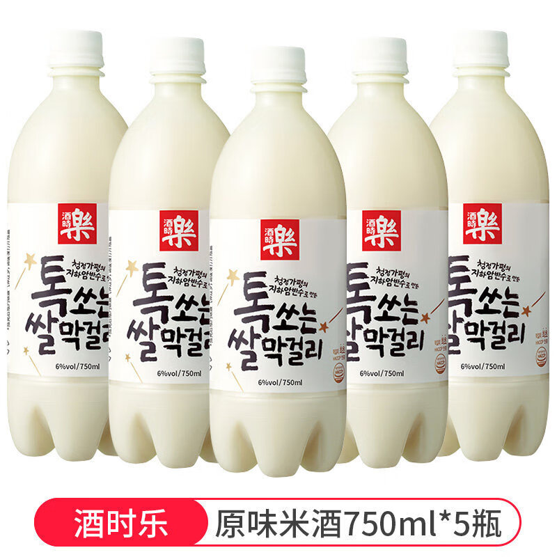 韩国米酒进口果酒女士低度甜酒微醺酒水玛格丽马格利饮料延边气泡板栗