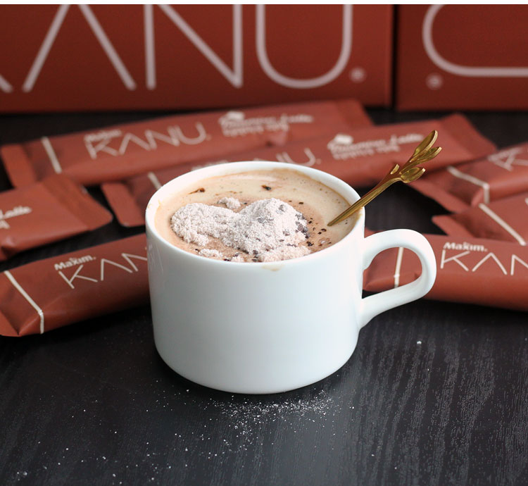 麦馨卡奴米苏拿铁咖啡粉8条韩国进口kanu速溶拿铁咖啡 卡奴米苏8条