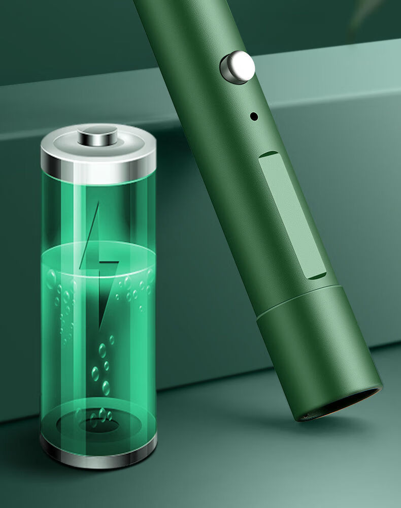 激光笔远射炮强光会议强力激光镭射灯绿色逗猫玩具usb充电ouio自营