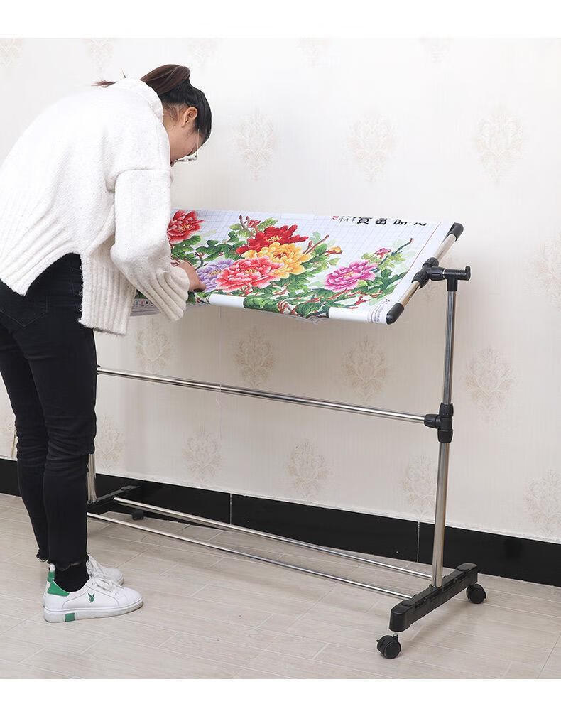 绣花架子框架通用十字绣绣架家用大中号可调绣架衣架两用新品 中号